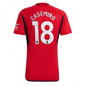 Herren Fußballbekleidung Manchester United Casemiro #18 Heimtrikot 2023-24 Kurzarm